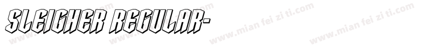 Sleigher Regular字体转换